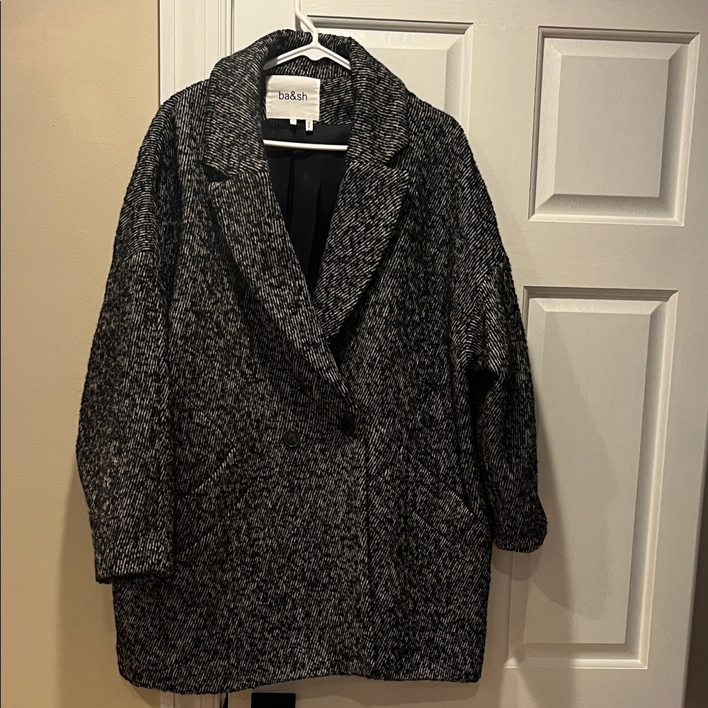 Ba&sh Women's Gray Textured Blazer